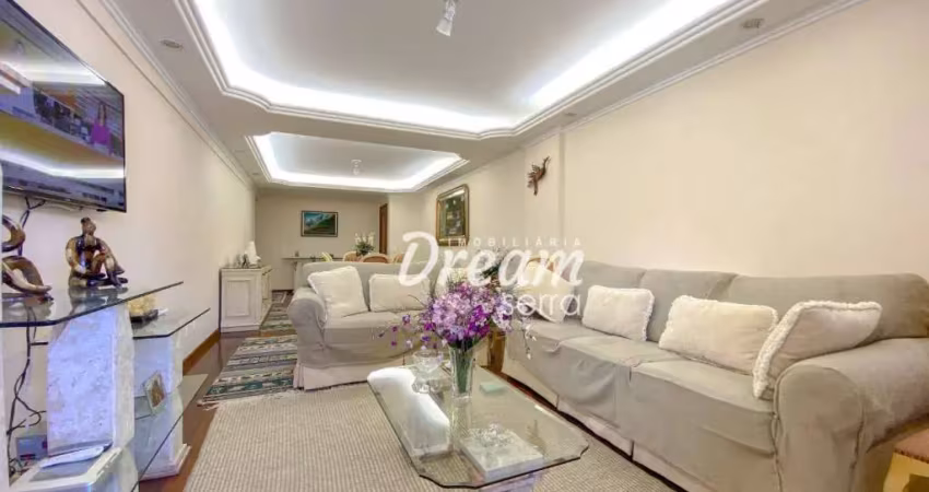 Apartamento com 3 dormitórios à venda, 124 m² por r$ 1.600.000,00 - várzea - teresópolis/rj