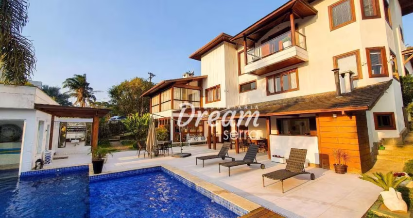 Casa com 5 dormitórios à venda, 420 m² por R$ 3.800.000,00 - Várzea - Teresópolis/RJ