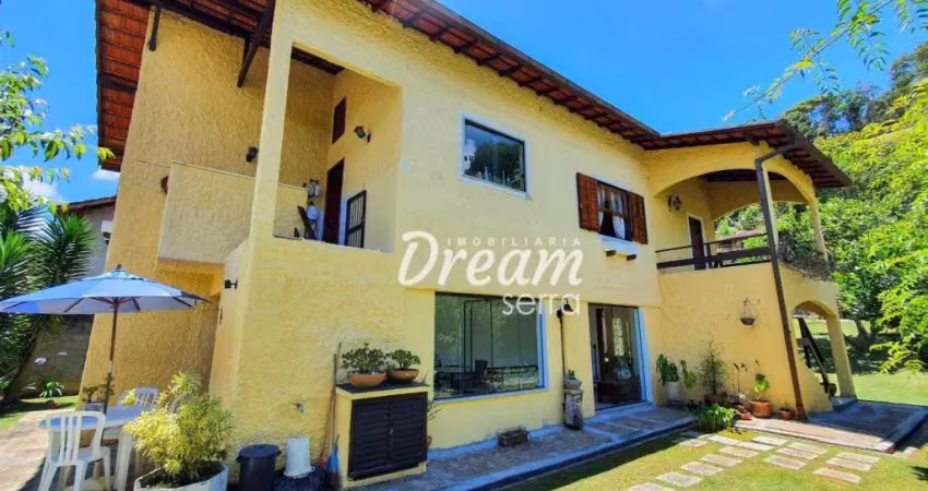 Casa com 3 dormitórios à venda, 169 m² por r$ 750.000,00 - cascata do imbuí - teresópolis/rj