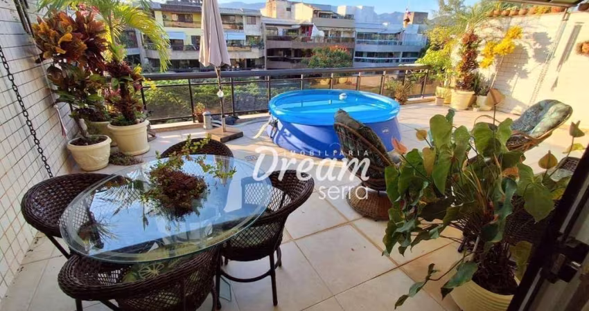 Cobertura com 3 dormitórios à venda, 186 m² por R$ 1.090.000,00 - Recreio dos Bandeirantes - Rio de Janeiro/RJ