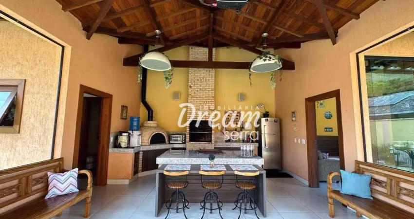 Casa com 6 dormitórios à venda, 532 m² por r$ 2.370.000,00 - prata - teresópolis/rj
