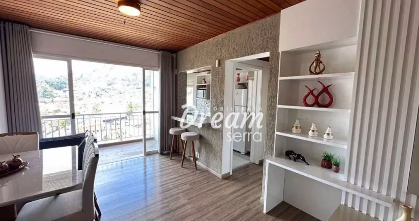 Apartamento com 2 dormitórios à venda, 69 m² por r$ 530.000,00 - alto - teresópolis/rj