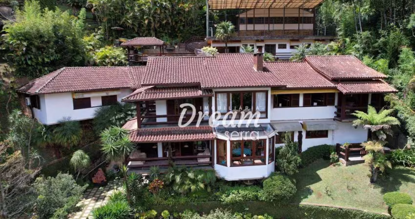 Casa com 9 dormitórios à venda, 5000 m² por r$ 3.500.000,00 - comary - teresópolis/rj