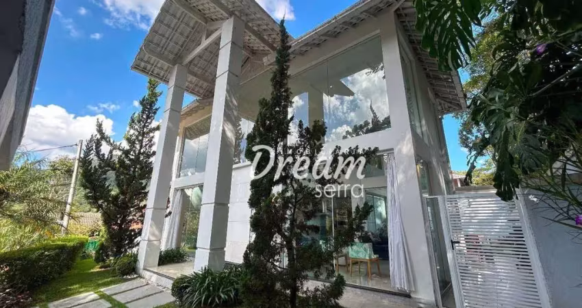 Linda Casa com 4 dormitórios, 158 m² - venda por R$ 1.190.000 ou aluguel por R$ 7.067/mês - Cascata do Imbuí - Teresópolis/RJ