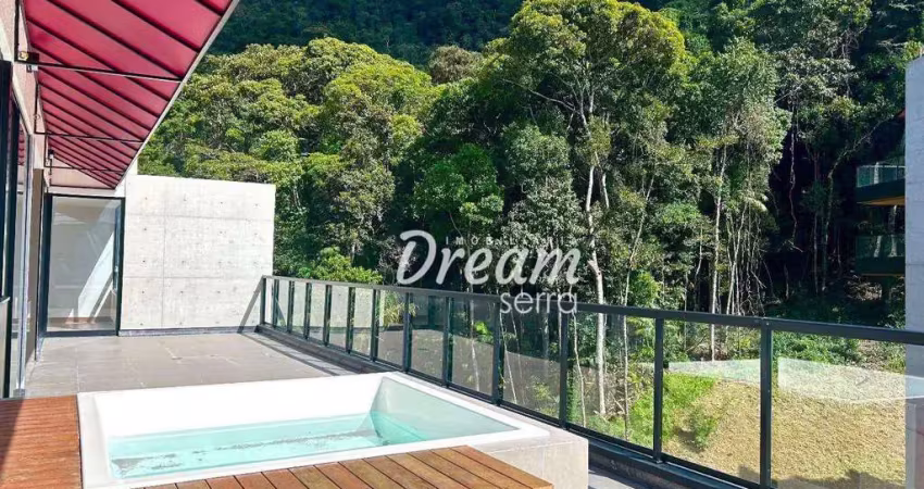 Cobertura com 3 dormitórios à venda, 145 m² por r$ 1.400.000,00 - alto - teresópolis/rj