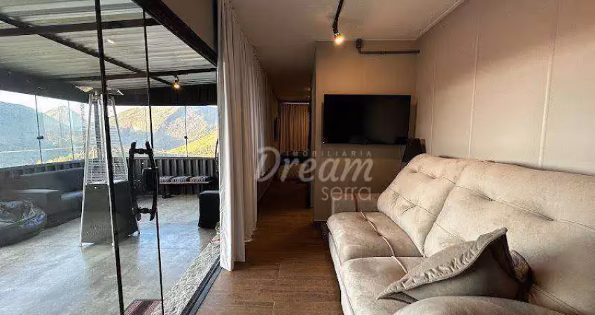 Casa com 1 dormitório à venda, 320 m² por r$ 620.000,00 - albuquerque - teresópolis/rj