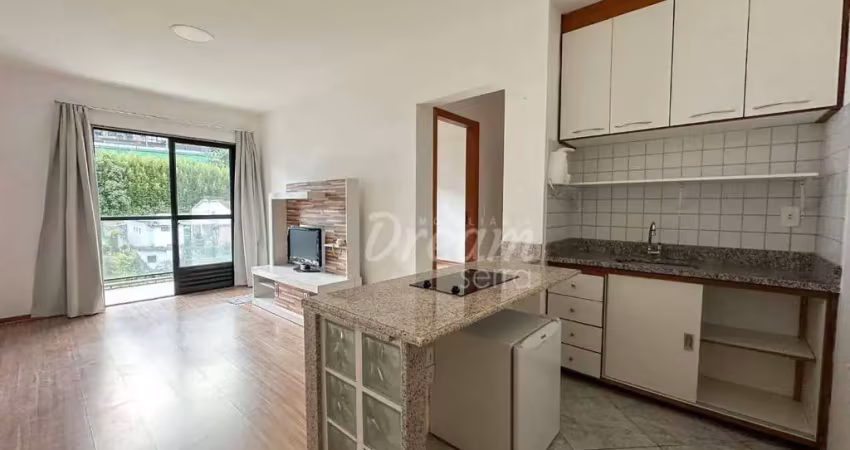Apartamento com 1 dormitório, 43 m² - venda por r$ 395.000,00 ou aluguel por r$ 2.528,00/mês - alto - teresópolis/rj