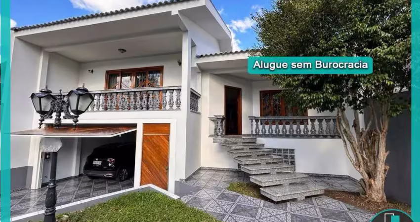 Casa para alugar no boa vista com 4 quartos, 3 suítes, edícula com quarto, banheiro e salão com churrasqueira e fogão a lenha 405m² por r$7.500,00/mês