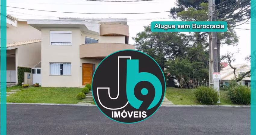 Casa para alugar com 302m² em Santa Felicidade, com 5 Quartos, 5 Suítes, 3 Salas, 7 Banheiros, 2 Vagas de Garagem.