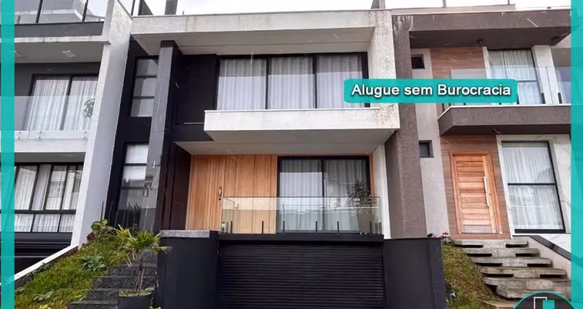 Casa em condomínio semimobiliada para alugar no vista alegre com 3 quartos, 3 suítes, 6 banheiros, 5 vagas com 250m² por r$ 11.000,00/mês.