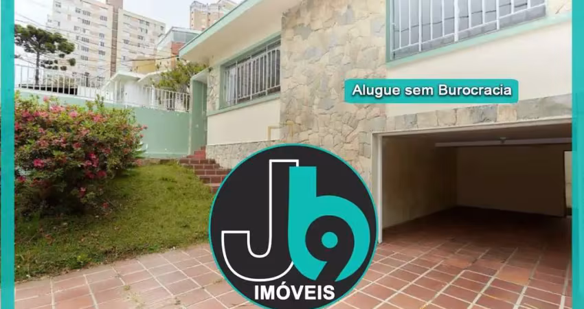 Casa para alugar no bairro bigorrilho com 3 quartos, 1 suíte, cozinha planejada, 3 banheiros, 2 vagas de garagem  256m², por  r$ 5.500,00/mês