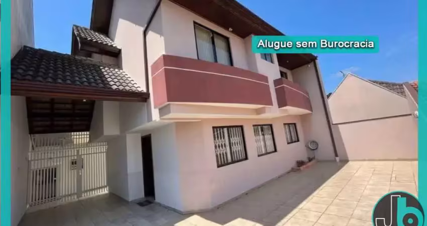 Sobrado em condomínio para alugar no bairro uberaba 130m² com 3 quartos, 1 suíte, churrasqueira e 3 vagas de garagem por r$ 3.700,00/mês