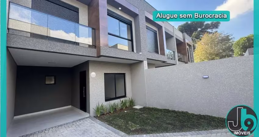 Sobrado 1ª locação no uberaba 110 m² com 3 quartos, sendo 1 suíte, 3 salas, 2 banheiros, churrasqueira, garagem por r$ 4.299,99/mês.
