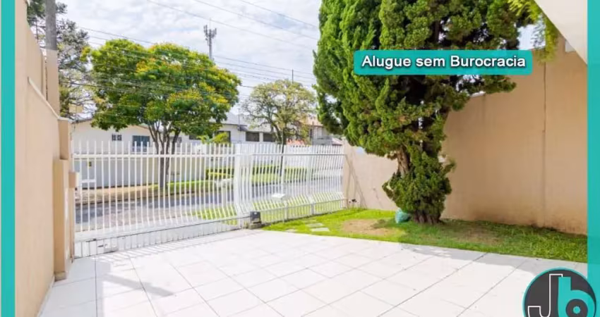 Sobrado para alugar ou comprar no bairro guabirotuba 256m² com 4 quartos, 1 suíte com closet e hidro, 5 banheiros, 4 vagas  e edícula por r$6.000/mês