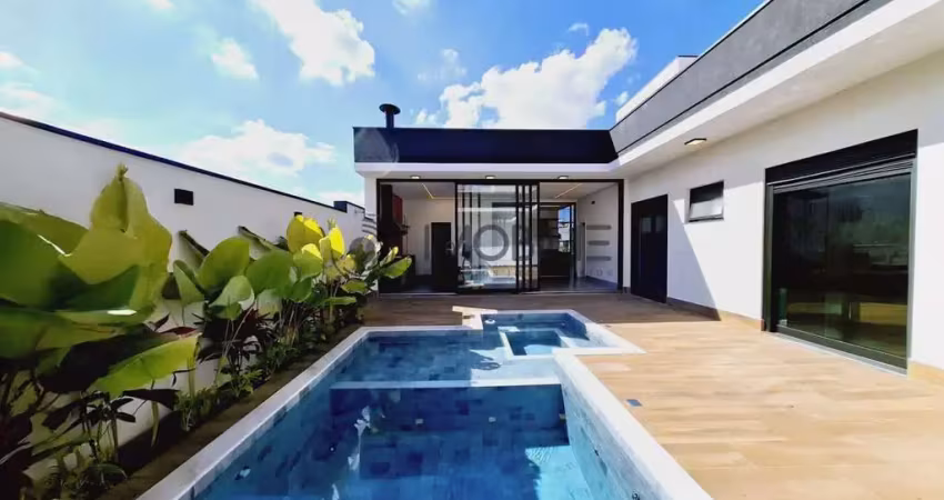 Casa com 3 suítes no condomínio residencial laguna na cidade de indaiatuba.
