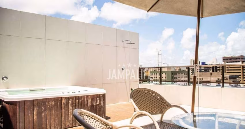 Cobertura com 2 dormitórios à venda, 95 m² por R$ 1.250.000,00 - Tambaú - João Pessoa/PB