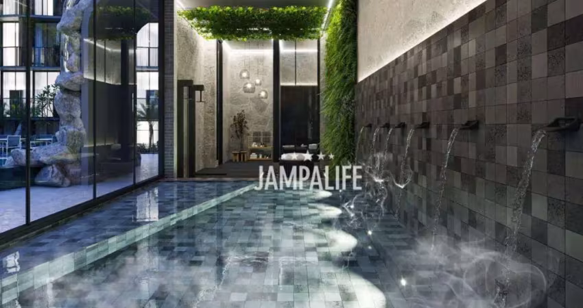 Flat em um Resort Concept maravilhoso a poucos passos do mar de Cabo Branco