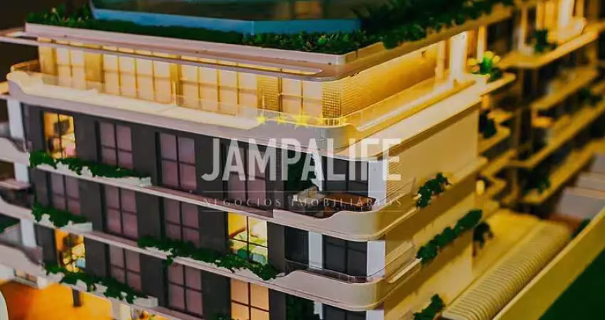 Apartamento com 1 dormitório à venda, 46 m² por r$ 665.000,00 - cabo branco - joão pessoa/pb