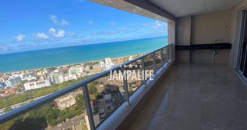 Apartamento com 3 dormitórios à venda, 220 m² por R$ 2.386.000,00 - Altiplano Cabo Branco - João Pessoa/PB