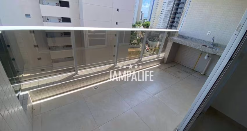 Apartamento com 3 dormitórios à venda, 72 m² por R$ 640.000,00 - Altiplano Cabo Branco - João Pessoa/PB