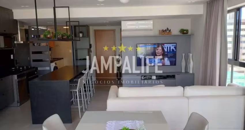 Apartamento duplex com 3 dormitórios à venda, 120 m² por r$ 1.360.000,00 - tambaú - joão pessoa/pb