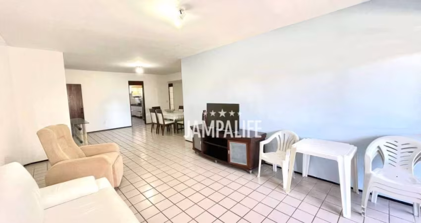 Apartamento com 4 dormitórios, 180 m² - venda por R$ 690.000,00 ou aluguel por R$ 7.066,67/mês - Camboinha - Cabedelo/PB