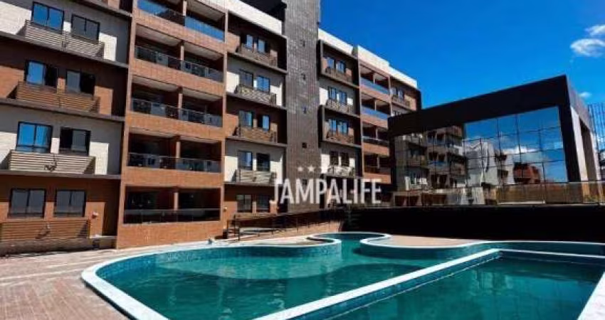 Apartamento com 2 dormitórios à venda, 53 m² por R$ 290.000,00 - Altiplano Cabo Branco - João Pessoa/PB