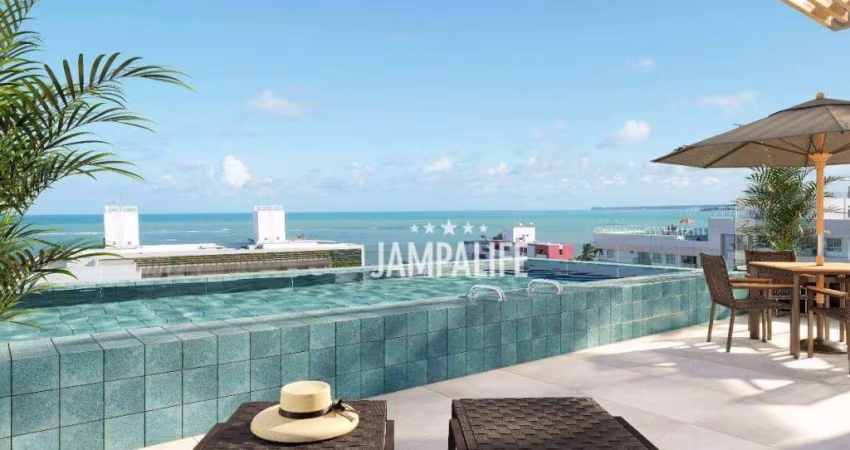 Flat com 1 dormitório à venda, 29 m² por R$ 439.000,00 - Jardim Oceania - João Pessoa/PB