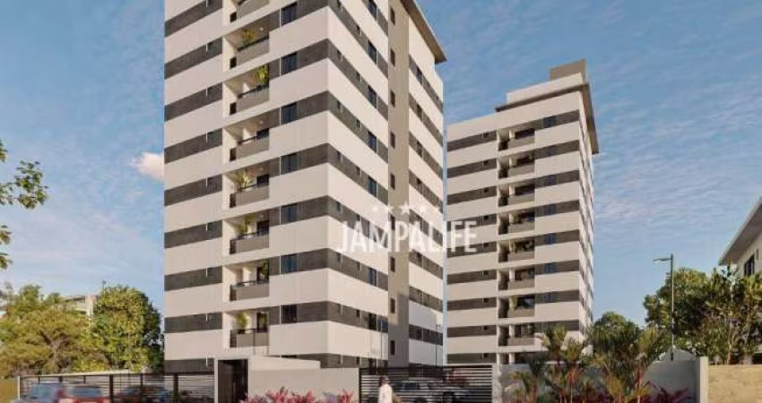Apartamento com 2 dormitórios à venda, 52 m² por R$ 318.000,00 - Jardim Cidade Universitária - João Pessoa/PB