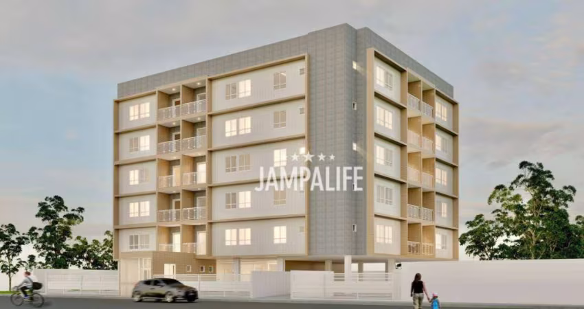Apartamento com 2 dormitórios à venda, 58 m² por R$ 380.000,00 - Intermares - Cabedelo/PB