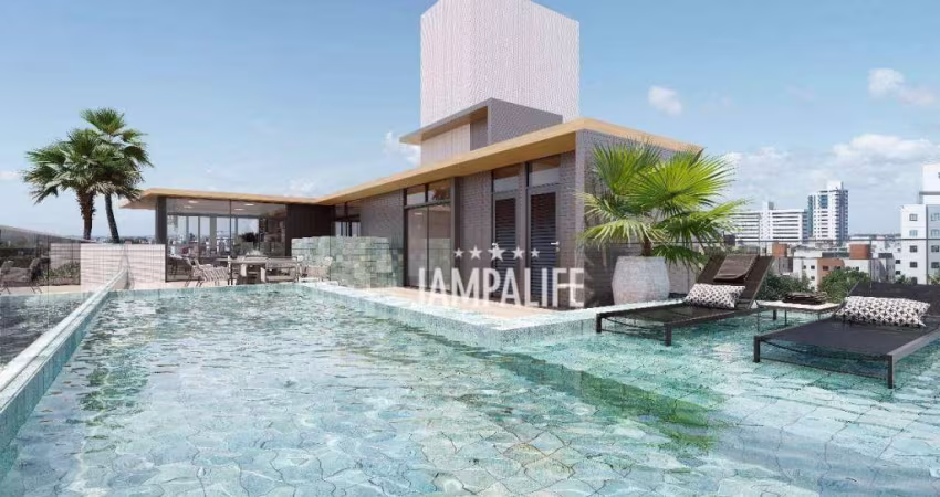 Apartamento com 2 dormitórios à venda, 56 m² por R$ 413.000,00 - Bancários - João Pessoa/PB