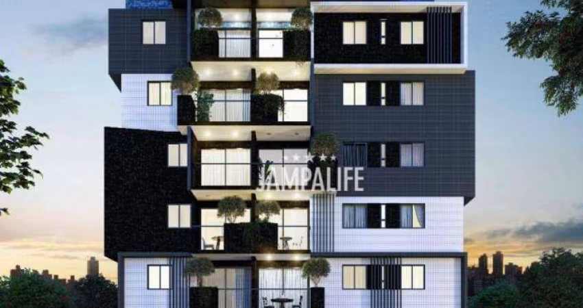 Apartamento com 2 dormitórios à venda, 56 m² por R$ 315.000,00 - Bancários - João Pessoa/PB