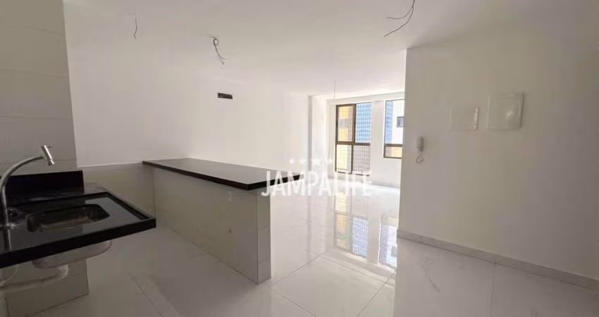 Apartamento com 2 dormitórios à venda, 54 m² por R$ 444.000,00 - Ponta de Campina - Cabedelo/PB