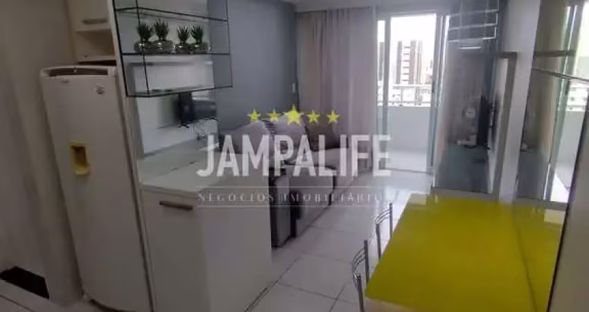 Apartamento com 1 dormitório, porteira fechada, 37,3m², r$350.000,00 - tambaú, joão pessoa/pb