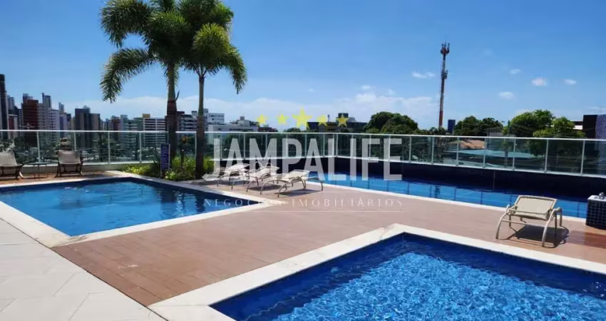 Apartamento com 2 dormitórios à venda, 70 m² - altiplano cabo branco - joão pessoa/pb