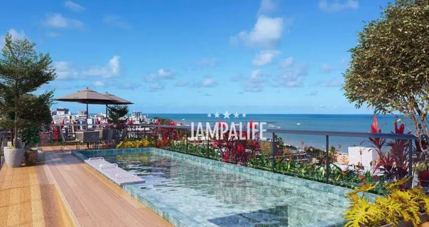 Flat com 1 dormitório à venda, 26 m² por R$ 420.000,00 - Cabo Branco - João Pessoa/PB