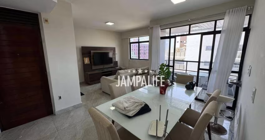 Apartamento com 3 dormitórios à venda, 125 m² por R$ 650.000,00 - Ponta de Campina - Cabedelo/PB