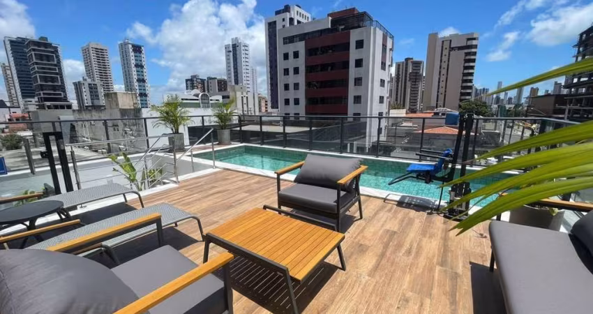 Flat com 1 dormitório à venda, 28 m² por R$ 330.000,00 - Manaíra - João Pessoa/PB