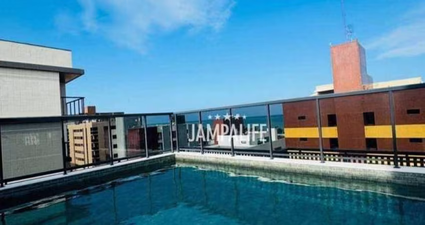 Flat com 1 dormitório à venda, 24 m² por R$ 320.000,00 - Intermares - Cabedelo/PB