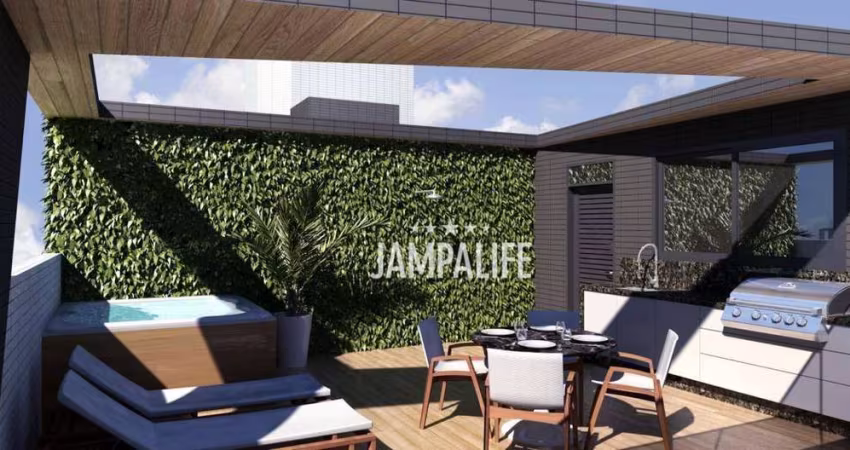Cobertura com 3 dormitórios à venda, 83 m² por R$ 695.000,00 - Bessa - João Pessoa/PB