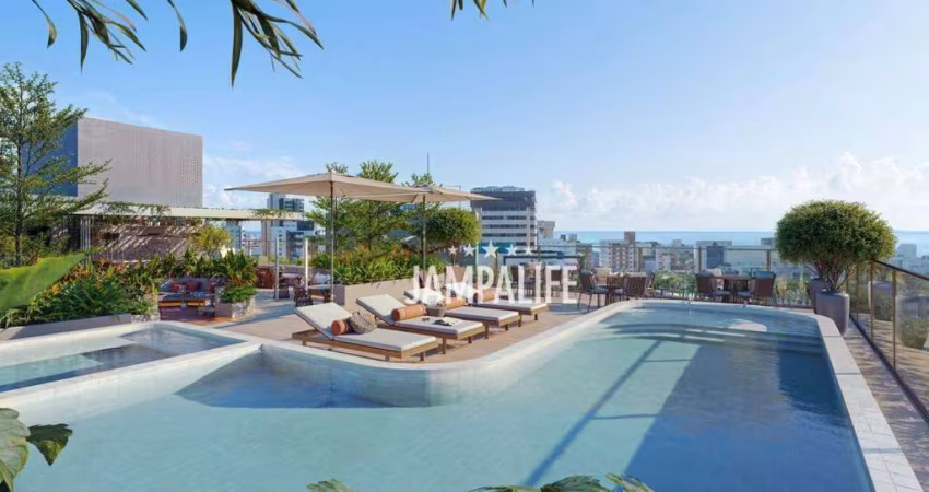 Flat com 1 dormitório à venda, 25 m² por R$ 426.000,00 - Tambaú - João Pessoa/PB