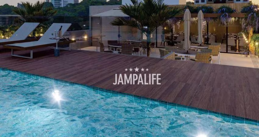 Flat com 1 dormitório à venda, 19 m² por R$ 245.000,00 - Manaíra - João Pessoa/PB
