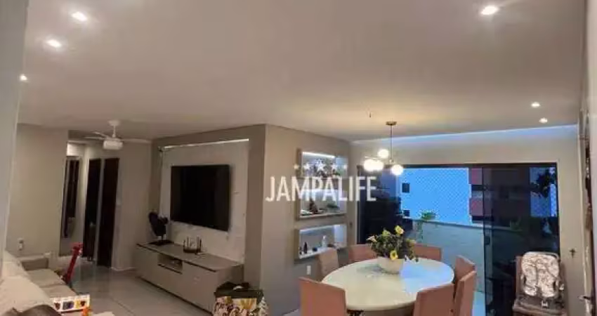 Apartamento com 3 dormitórios à venda, 106 m² por R$ 550.000,00 - Manaíra - João Pessoa/PB