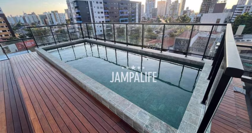 Flat com 1 dormitório à venda, 31 m² por R$ 372.000,00 - Jardim Oceania - João Pessoa/PB