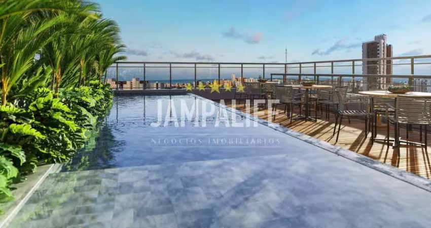 Apartamento com 1 dormitório à venda, 35 m² por r$ 375.000,00 - jardim oceania - joão pessoa/pb