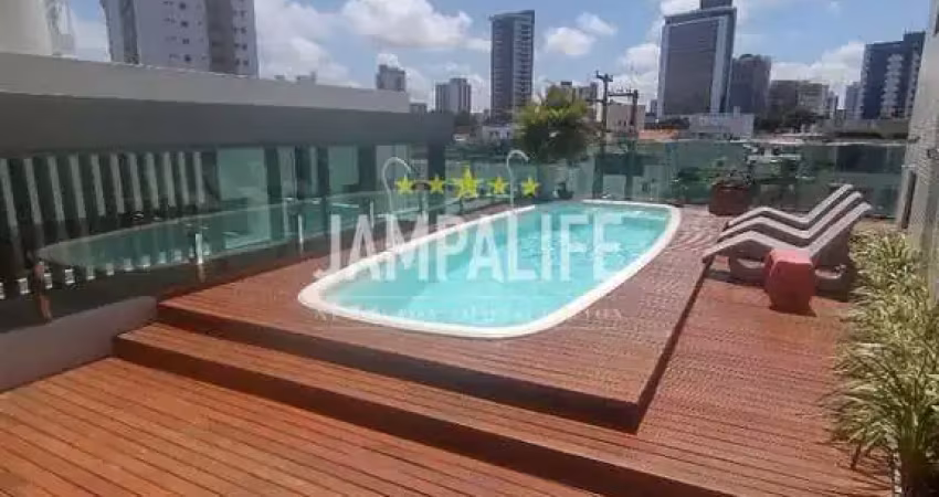 Cobertura com 4 dormitórios à venda, 325 m² por r$ 1.350.000,00 - brisamar - joão pessoa/pb
