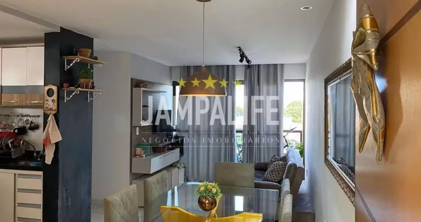 Apartamento com 2 dormitórios à venda, 61 m² por r$ 360.000 - altiplano cabo branco - joão pessoa/pb