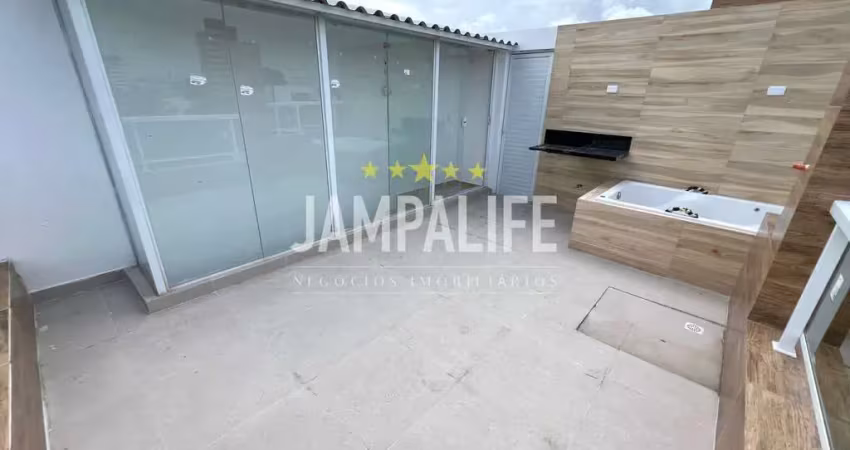 Cobertura com 1 dormitório à venda, 47 m² por r$ 350.000,00 - praia do poço - cabedelo/pb
