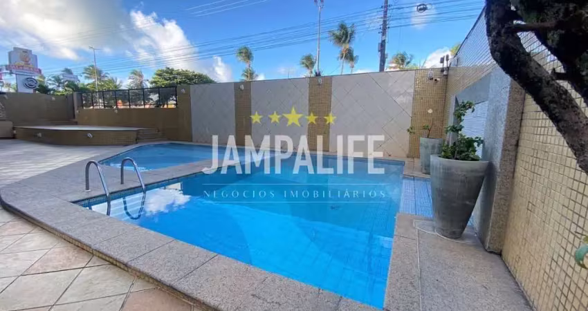 Apartamento com 3 dormitórios à venda, 139 m² - cabo branco - joão pessoa/pb