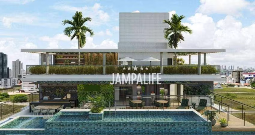 Apartamento com 1 dormitório à venda, 58 m² por R$ 444.000,00 - Bessa - João Pessoa/PB